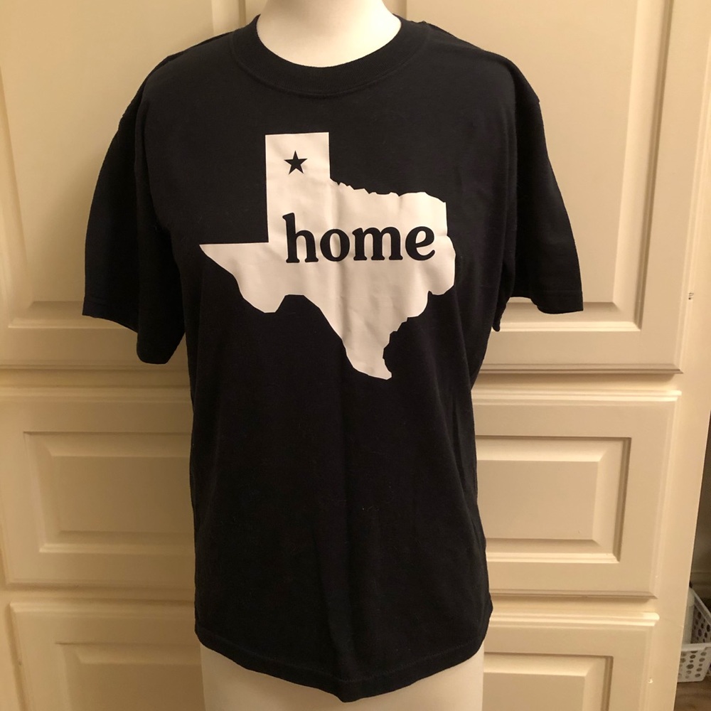 TEXAS Home Black T-Shirt- Small